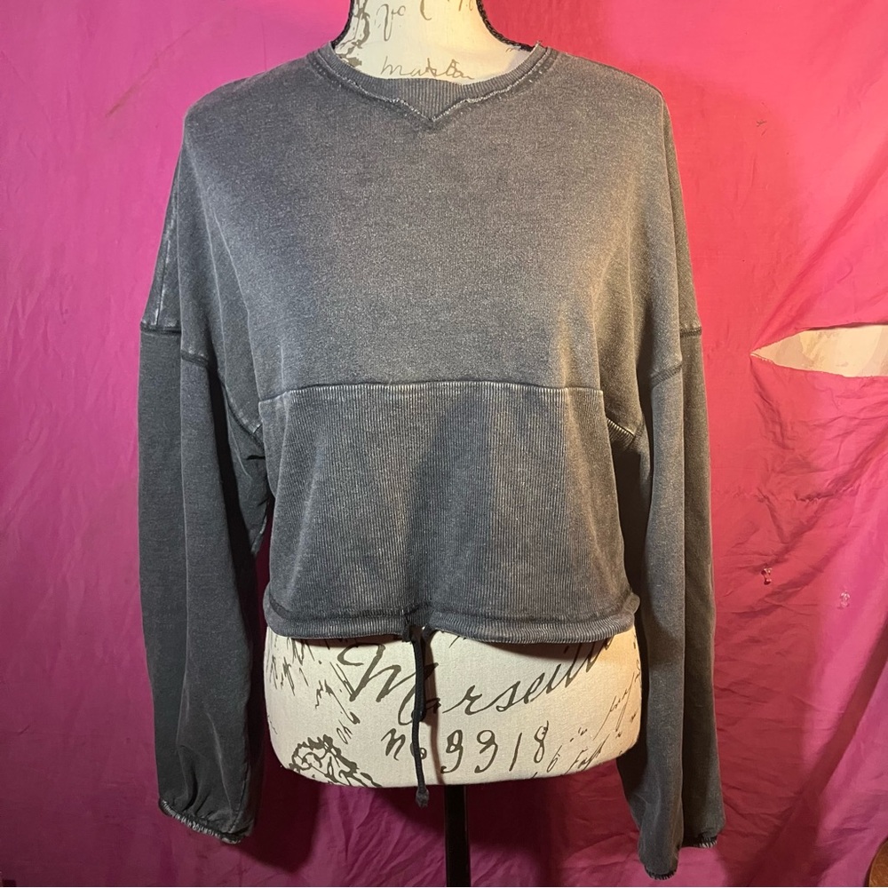 Flirtitude Charcoal Gray Women's Sweatshirt